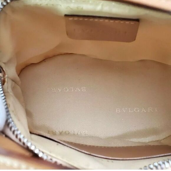 BVLGARI Logo Mini Tote Bag Leather - Picture 12 of 13